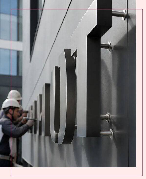 Буквы на дистанционных держателях в Касимах от 3806 р. | Аванза-Ксм
