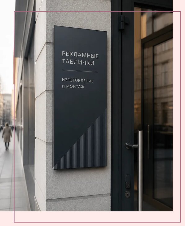 Рекламные таблички в Касимах по цене от 4893 р. | Аванза-Ксм