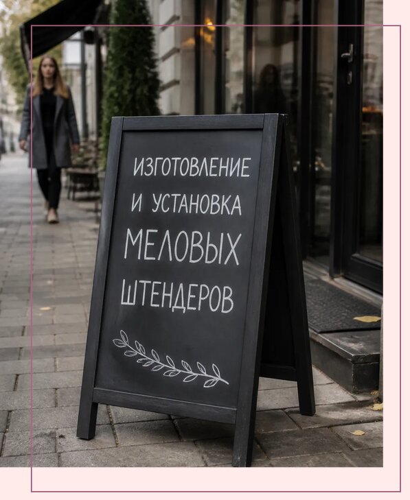 Меловые штендеры в Касимах по цене от 7068 р. | Аванза-Ксм